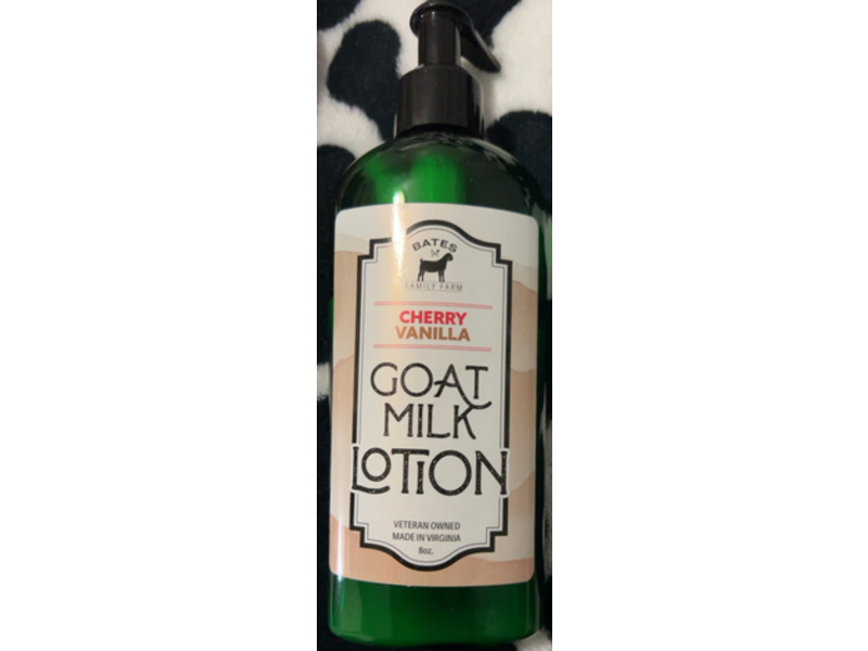Bates Family Farm Goat Milk Lotion, Cherry Vanilla, 8 oz