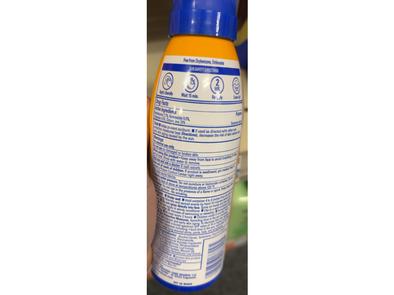 Banana Boat Protection + Vitamins Sunscreen Spray, Vitamins C + B3, SPF 50, 4.5 fl oz/133 mL