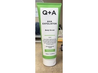 Q+A AHA Exfoliator Body Scrub, Golden Vanilla + Coconut Scent, 8.45 fl oz/250 mL - thumbnail 2