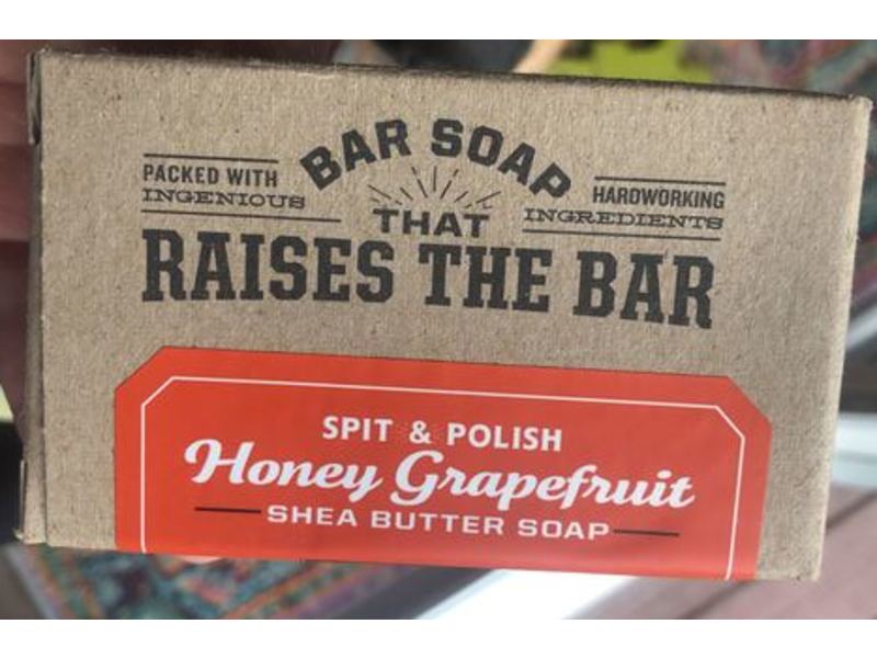 Duluth Trading Company Spit & Polish Shea Butter Soap, Honey Grapefruit, 5.5 oz