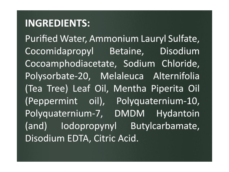 Infina Essentials Revitalizing Body Wash,Tea Tree, 6 fl oz/473 mL