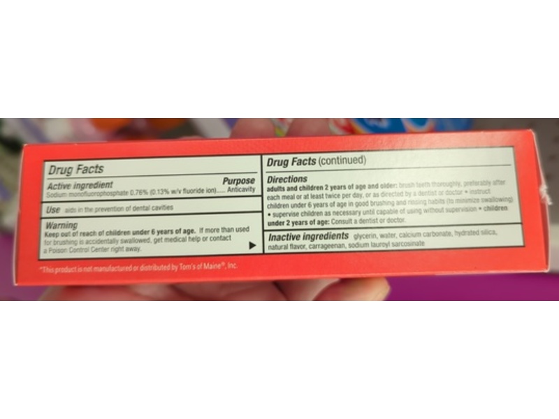 Up & Up Kids' Toothpaste, Fluoride, 4.2 oz/119 g