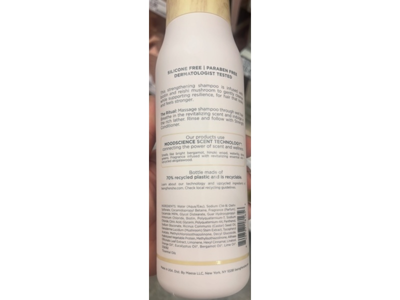 Being Frenshe Hair Wellness Strength Shampoo, Biotin + Reishi Mushroom, 16 fl oz/473 mL
