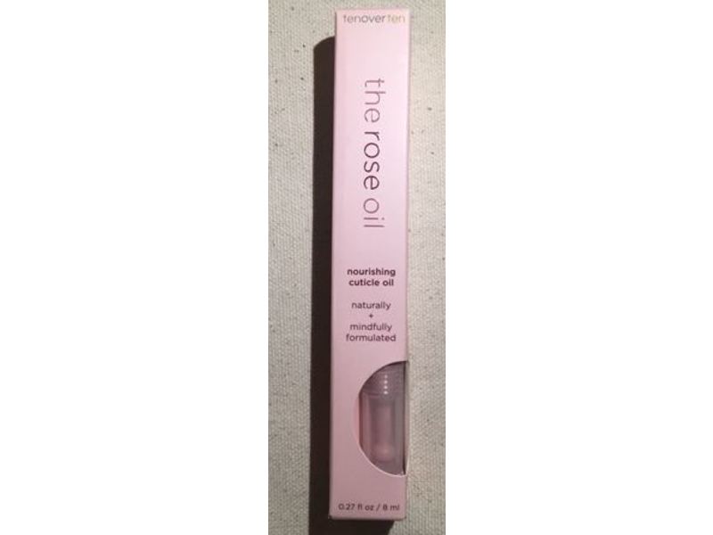 Tenoverten The Rose Oil Nourishing Cuticle Oil, 0.27 fl oz/8 mL