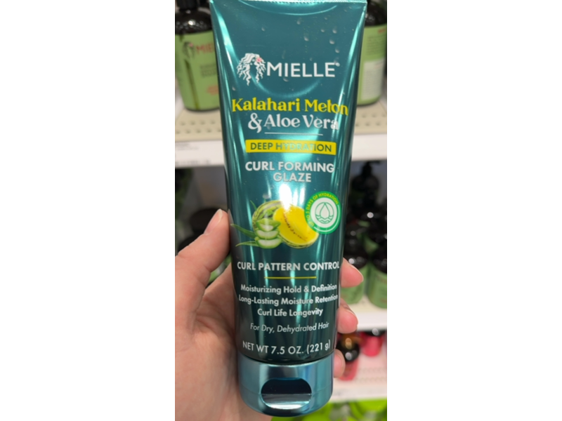 Mielle Curl Forming Glaze, Kalahari Melon & Aloe Vera, 7.5 oz/221 g