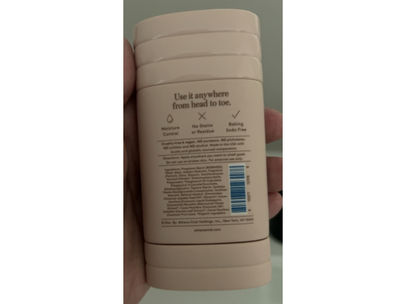 Athena Club All Over Deo, Golden Vanilla, 3 oz/85 g