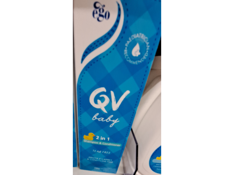 Ego QV 2 In 1 Shampoo & Conditioner, 200 mL