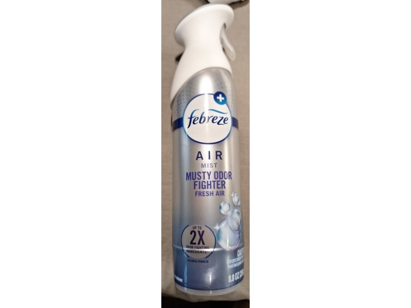 Febreze Air Mist Musty Odor Fighter, Fresh Air, 8.8 oz/250 g