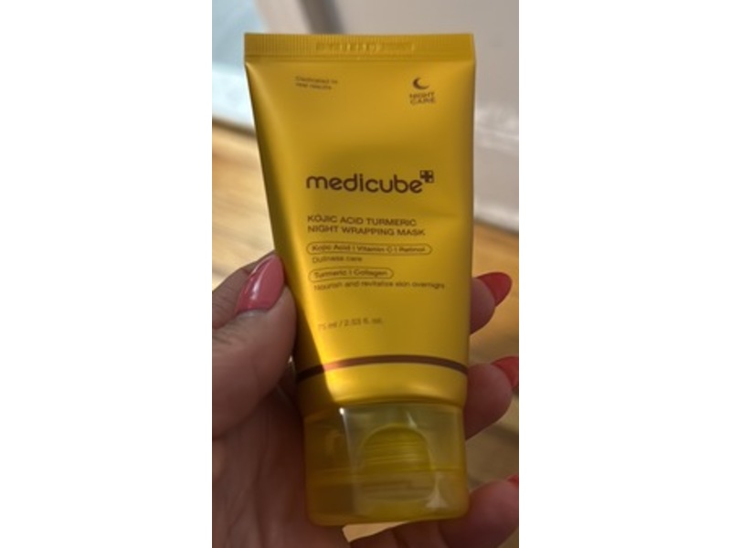 Medicube Kojic Acid Turmeric Night Wrapping Mask, 2.53 fl oz/ 75 mL