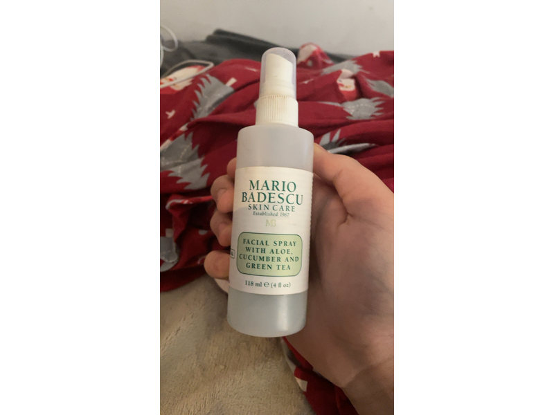 Mario Badescu Skin Care Facial Spray, Aloe+Cucumber & Green Tea, 4 fl oz/118 mL
