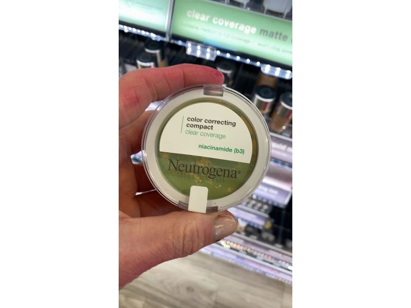 Neutrogena Color Correcting Compact Cc Powder, Clear Coverage, 0.38 oz/11 g