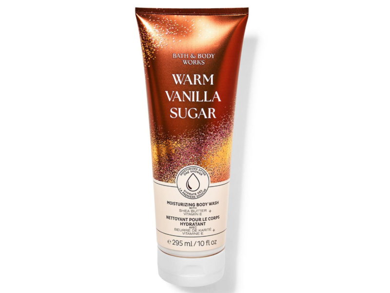 Bath & Body Works Moisturizing Body Wash, Warm Vanilla Sugar, 10 fl oz/296 mL