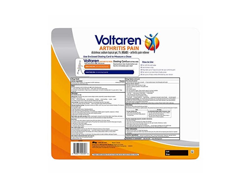Voltaren Topical Arthritis Pain Relief Gel Multi Pack