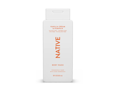 Native Body Wash, Vanilla Cream & Pumpkin, 18 fl oz/532 mL, Pack Of 2