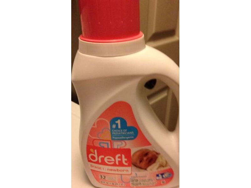 Dreft Stage 1: Newborn Detergent, 32 Loads, 50 fl oz/1.47 L