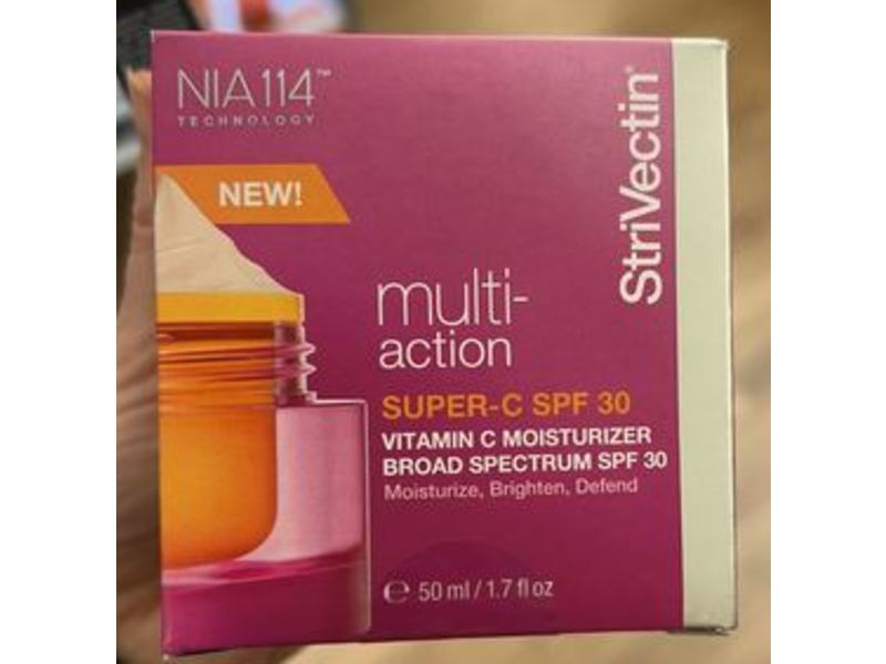 StriVectin Multi-Action Vitamin C Moisturizer, Super-C SPF 30, 1.7 fl oz/50 mL