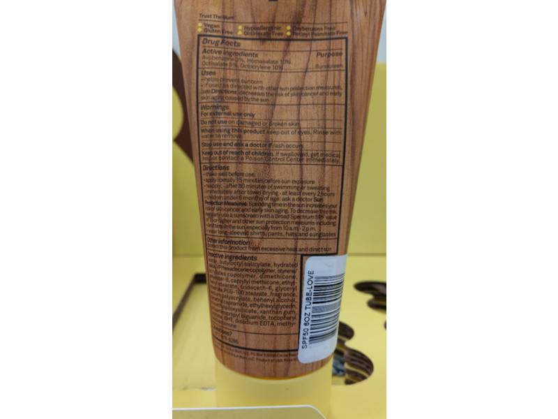 Sun Bum Premium Moisturizing Sunscreen Lotion, SPF 50, 6 fl oz /177 mL