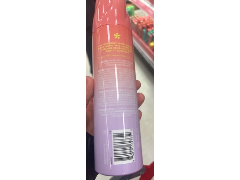 Daise Foaming Body Wash, Rose Amber Whip, 8.8 oz/250 g