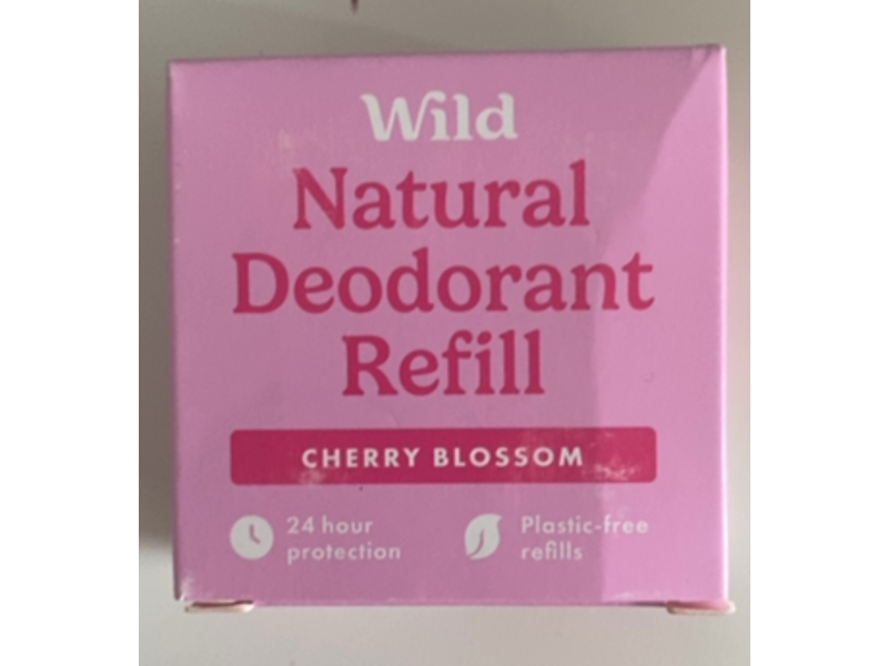 Wild Natural Deodorant Refill, Cherry Blossom, 40 g