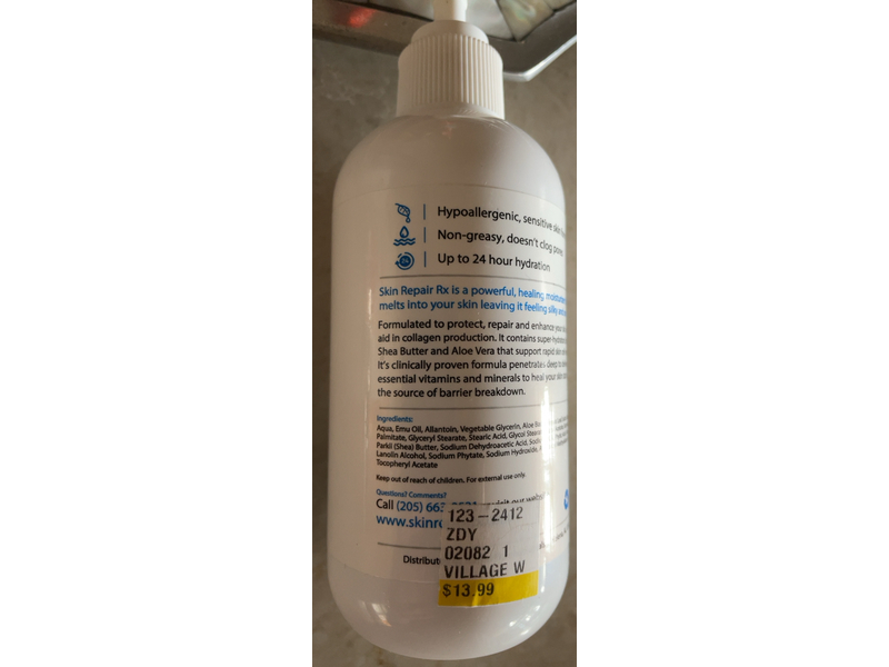Skin Repair Rx Dermatological Moisturizing Lotion, 8.5 fl oz/251 mL