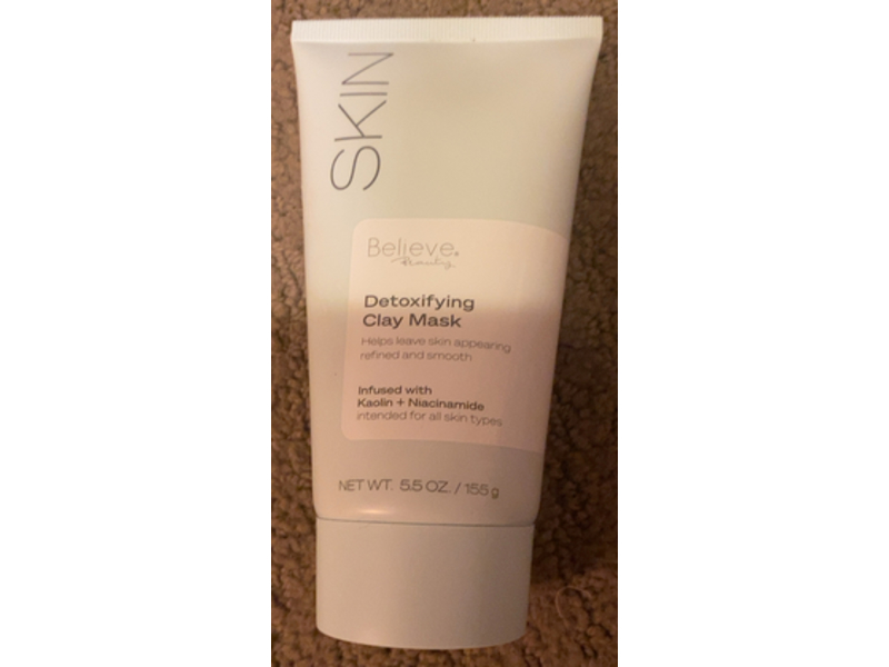 Believe Beauty Detoxifying Clay Mask, 5.5 oz/155 g