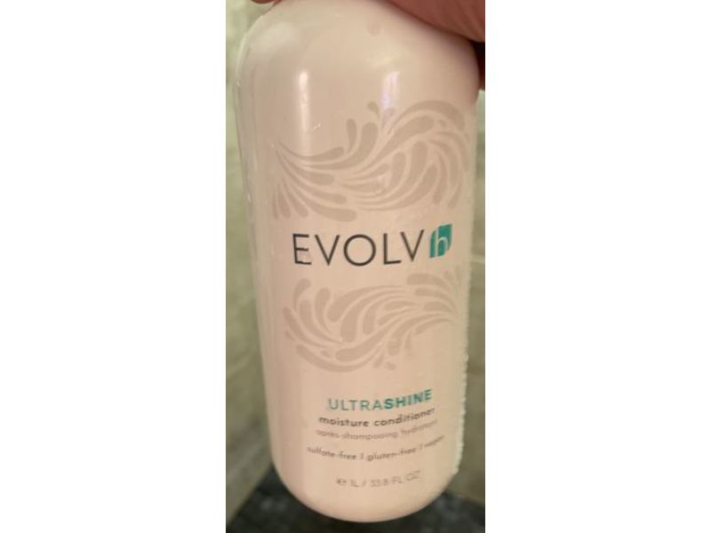 Evolvh Ultra Shine Moisture Conditioner, 33.8 fl oz/1 L