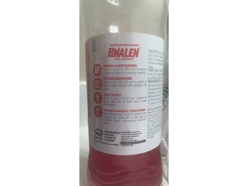 Pinalen Multipurpose Cleaner, Floral Bloom, 33.8 fl oz/1 L