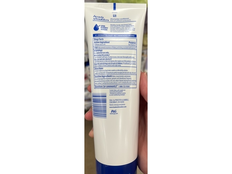 Head & Shoulders Conditioner, Shea Butter, 10.9 fl oz/325 mL