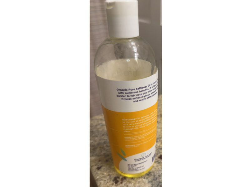 Life-flo Organic Pure Safflower Oil, 16 fl oz/473 mL