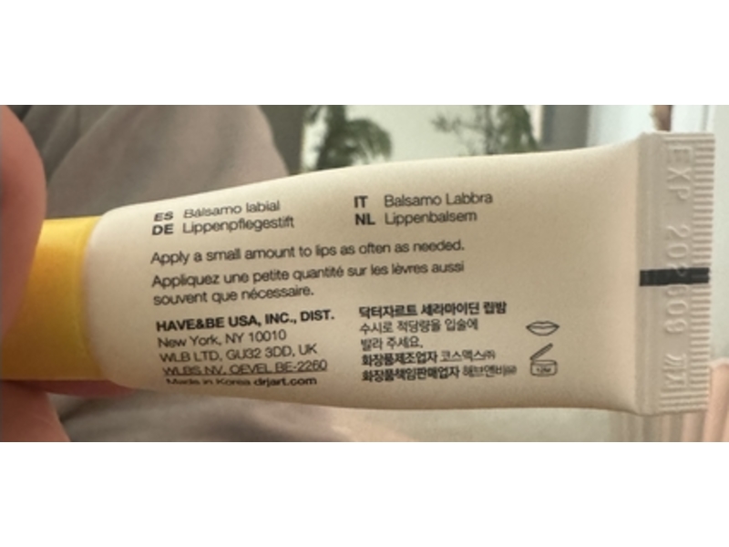 Dr. Jart+ Ceramidin Lip Balm, 0.23 fl oz/7 mL