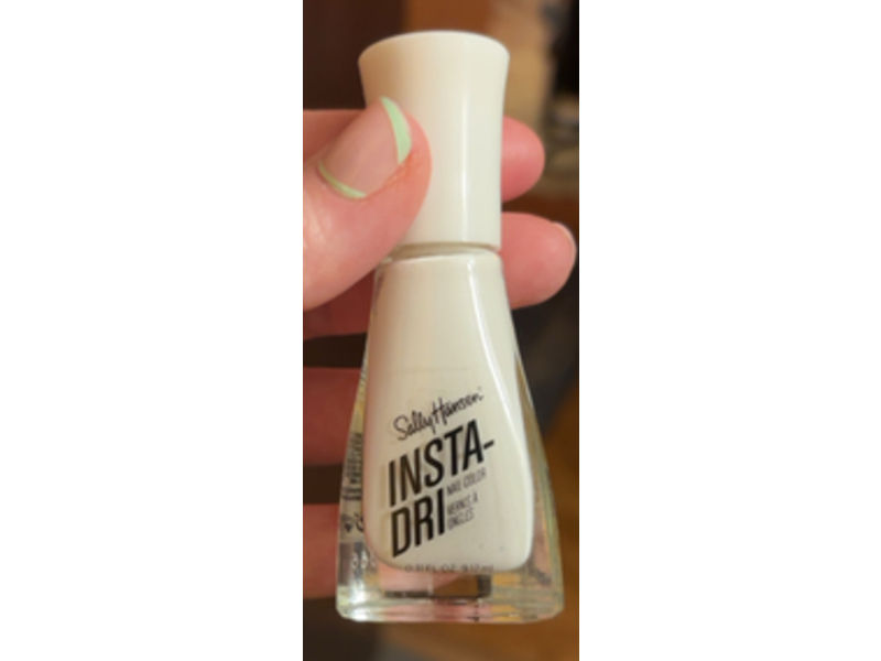 Sally Hansen Insta Dri Nail Color, 113 White On Time, 0.31 fl oz/9.17 mL