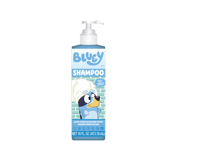 Bluey Shampoo, Light, Fresh Blueberry, 16 fl oz/473.18 mL