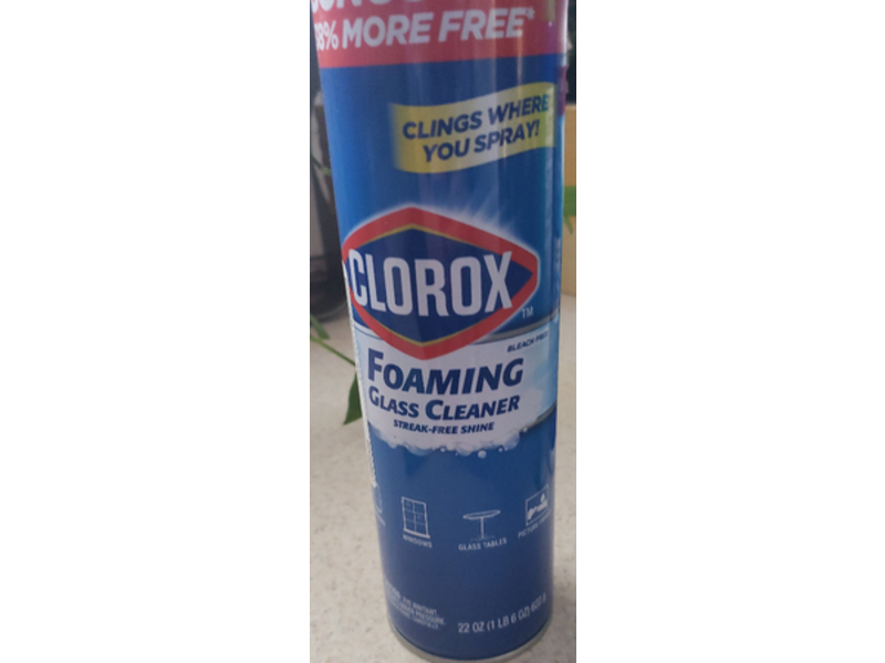 Clorox Foaming Glass Cleaner, 22 oz