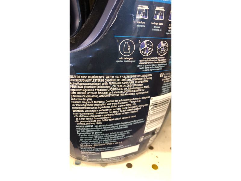 Downy Wrinkleguard Liquid Fabric Softener & Conditioner, Fresh, 48 fl oz