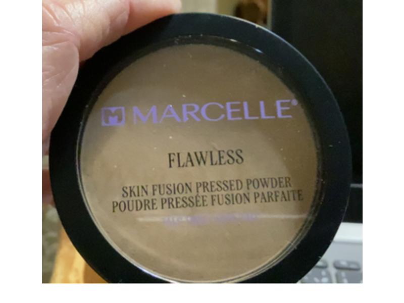 Marcelle Flawless Skin Fusion Pressed Powder, Medium Beige, 0.25 oz/7 g