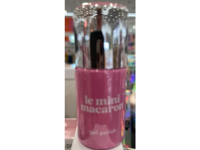 Le Mini Macaron Gel Polish, Bubble Gum Crush, 0.29 fl oz/8.5 mL