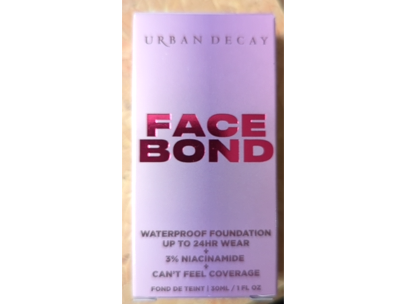 Urban Decay Face Bond Foundation, 07 Fair Neutral, 1 fl oz/30 mL