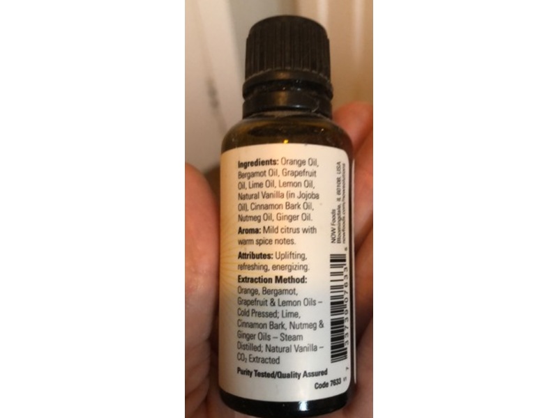 NOW Solutions Smiles For Miles Uplifting Blend Essential Oil, 1 fl oz/30 mL