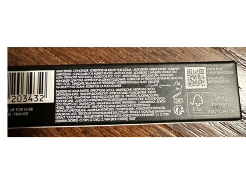 Make Up For Ever Hd SKin Smooth & Blur Undetectable Concealer, 1.0 (Y) Pearl, 0.15 fl oz/4.7 mL