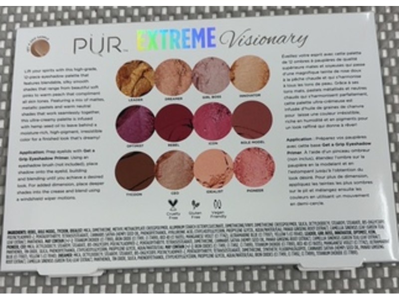 Pur Extreme Visionary Magnetic Eye Shadow Palette, 0.55 oz/15.6 g