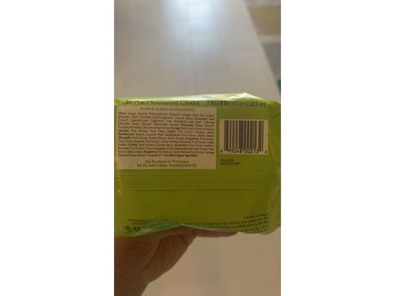 Babo Botanicals Swim & Sport 3-in-1 Face, Hand & Body Cleansing Wipes - with Natural Cucumber & Aloe Vera, Cucumber Aloe - For Babies, Kids or Extra Sensitive Skin - 30 ct