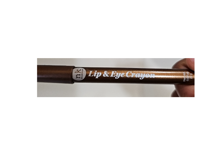 nicka k Lip & Eye Crayon, ESCR04 Brown, 0.07 oz/21 g