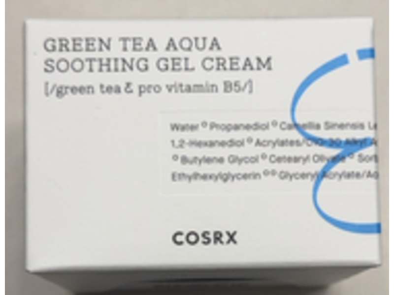 Cosrx Hydrium Green Tea Aqua Soothing Gel Cream, 1.69 fl oz/50 mL