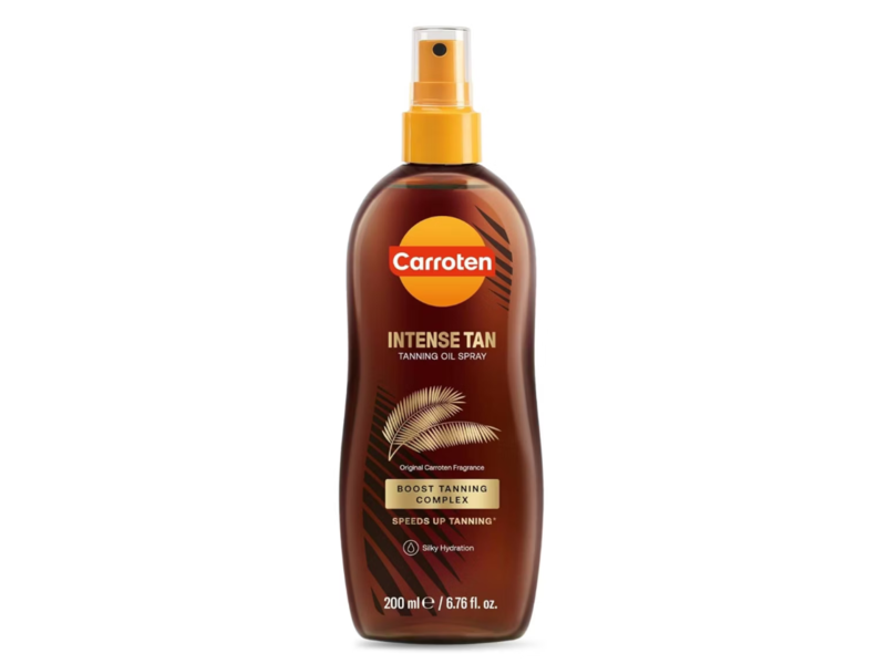 Carroten Intense Tan Tanning Oil Spray, 6.76 fl oz/200 mL