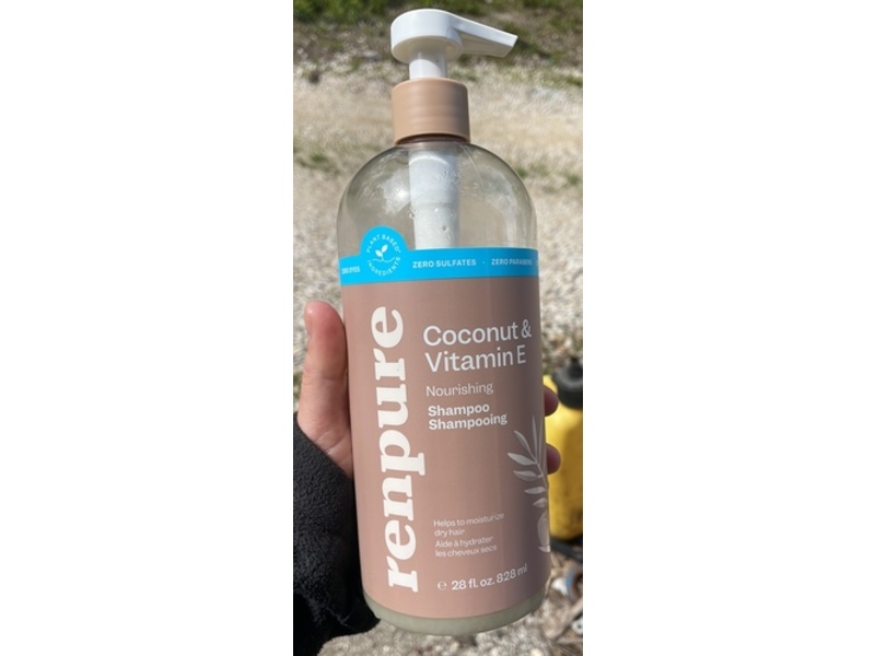 Renpure Coconut & Vitamin E Nourshing Shampoo, 28 fl oz/828 mL