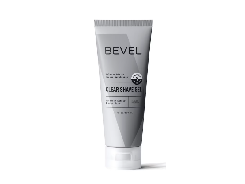 Bevel Clear Shave Gel, Aloe Vera & Cucumber Extract, 4 fl oz/120 mL