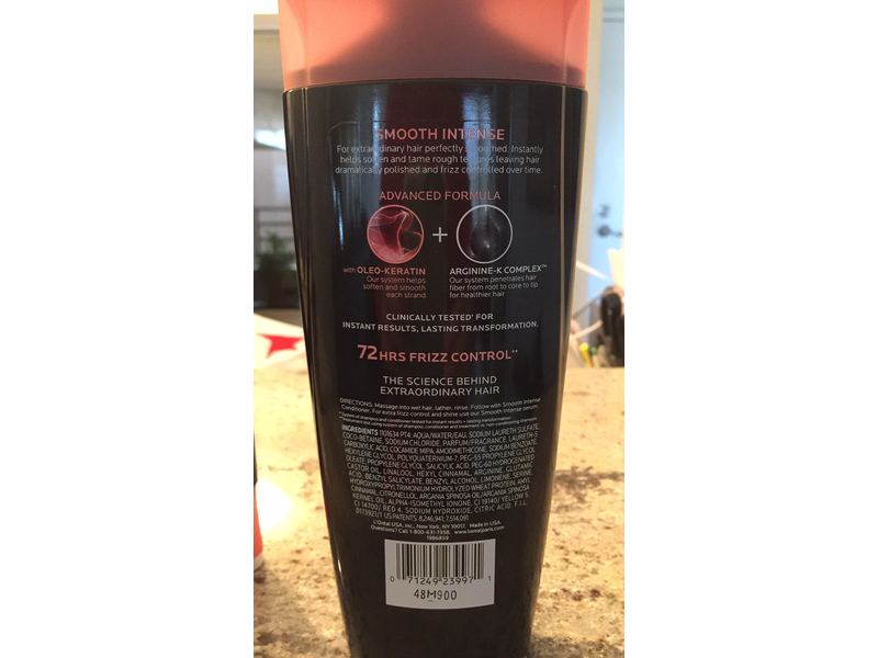 L'Oreal Advanced Hair Care Smooth Intense Polishing Shampoo, 12.6 fl oz