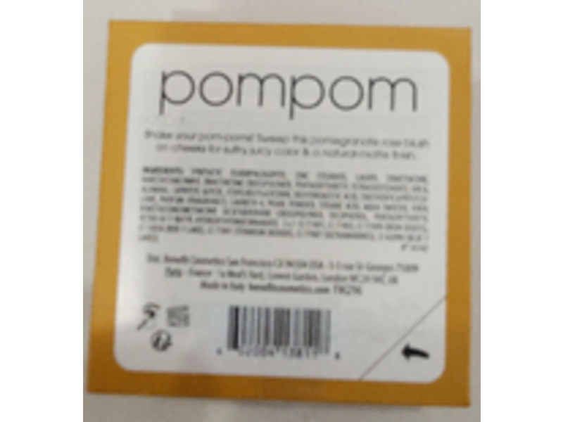 Benefit Cosmetics Pompom Blush, Pomegranate Rose, 0.21 oz/6 g