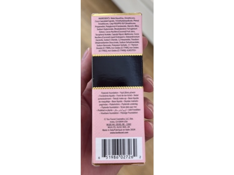 Too Faced Born This Way Undetectable Medium-To-Full Coverage Foundation, Snow, 1 fl oz/30 mL