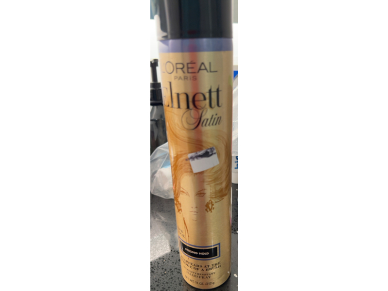 L'Oreal Paris Elnett Satin Hairspray, Strong Hold, 11 oz/312 g